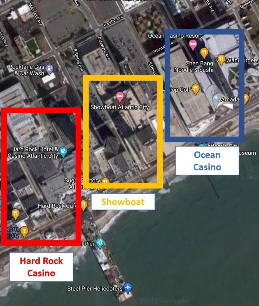 Cozysuites Beachfront 2Br 3Ba Condo Atlantic City Kültér fotó